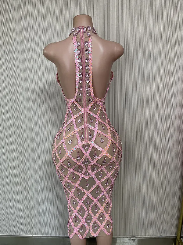Sexy Rhinestones Dress