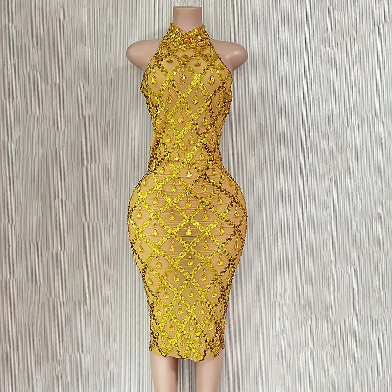 Sexy Rhinestones Dress