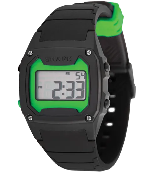 Shark Classic - Strap Kit - Silicone - BLACK/LIME