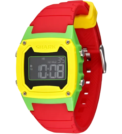 Shark Classic - Strap Kit - Silicone - RED/YELLOW