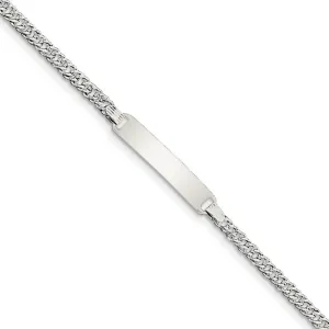 Silver Engravable Children's ID Bracelet