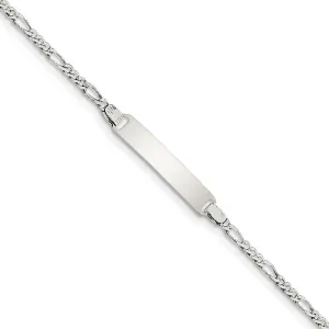 Silver Engravable Children's ID Bracelet