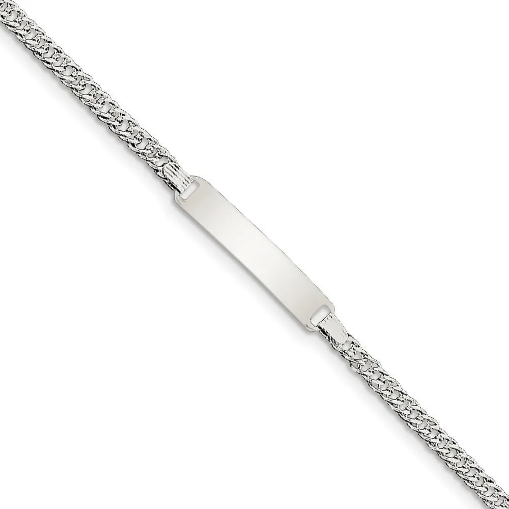 Silver Engravable Children's ID Bracelet