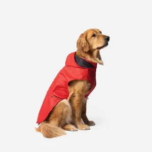 Silver Paw Aden 2.0 Dog Raincoat Red