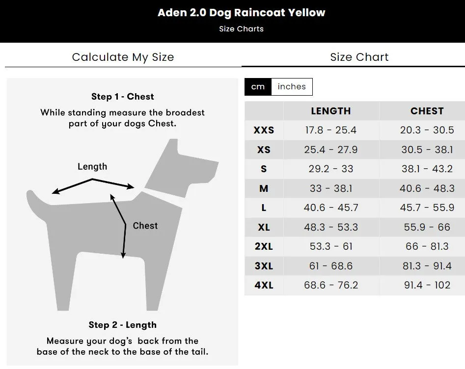 Silver Paw Aden 2.0 Dog Raincoat Red