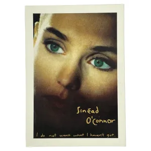 Sinead O'Connor I Do Not Want What I Haven't Got Post Card
