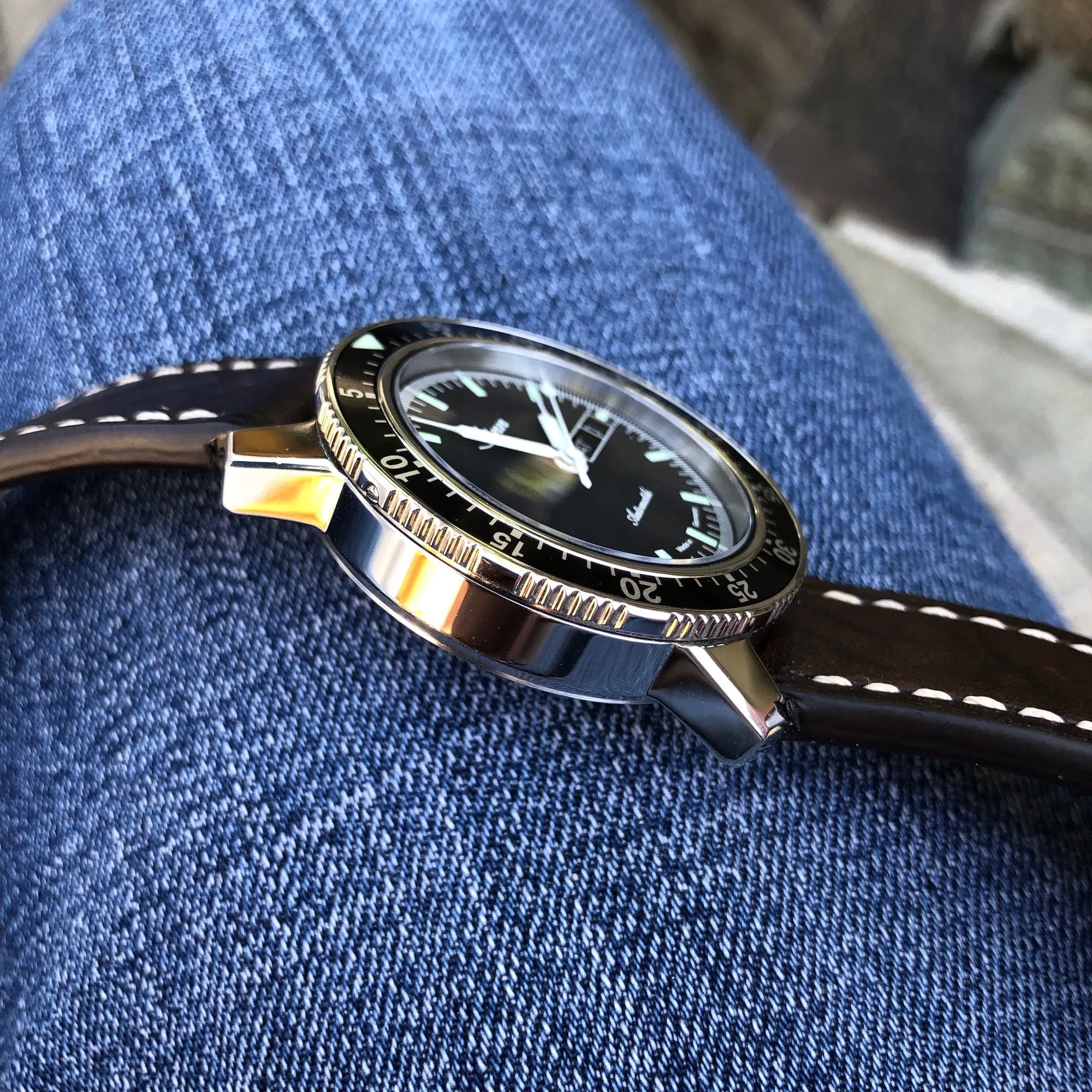 Sinn 104 ST SA A Pilot Military 41mm Automatic Stainless Steel Bracelet Wristwatch