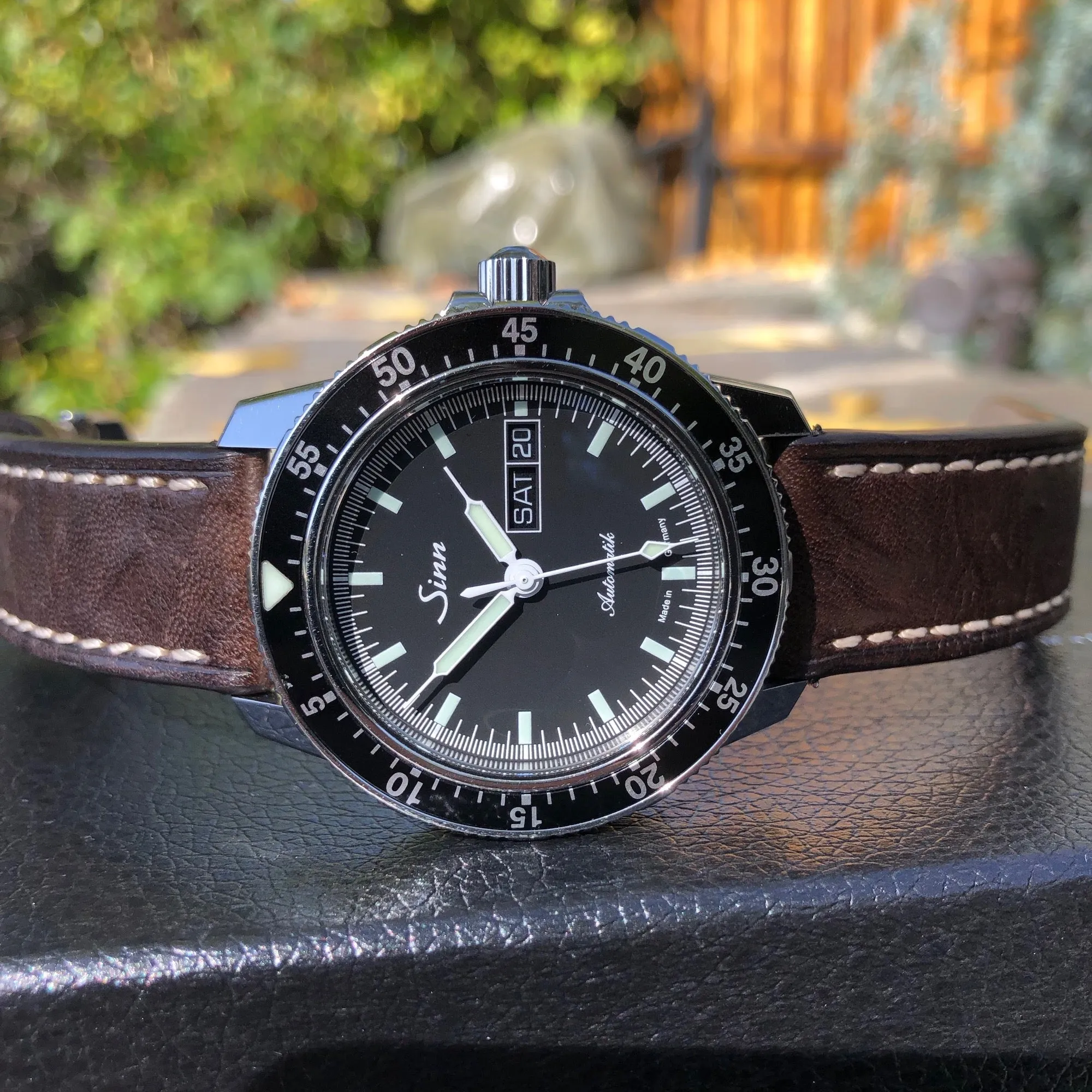 Sinn 104 ST SA A Pilot Military 41mm Automatic Stainless Steel Bracelet Wristwatch