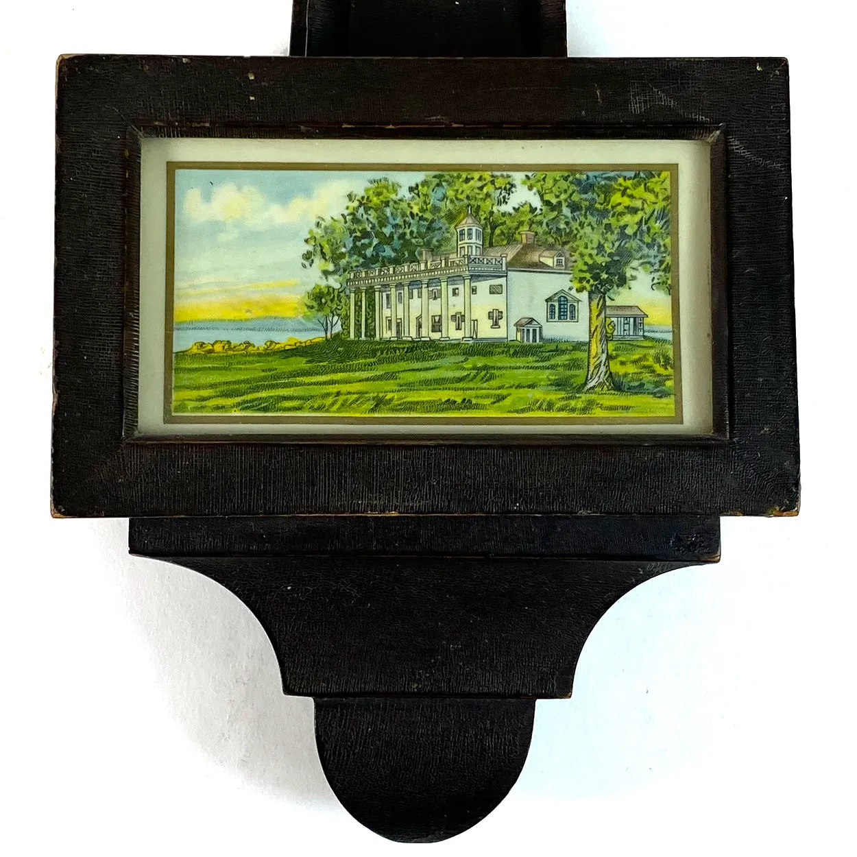 Small American New Haven Clock Co. for John J. Kingsley 12-Day Banjo Wall Clock
