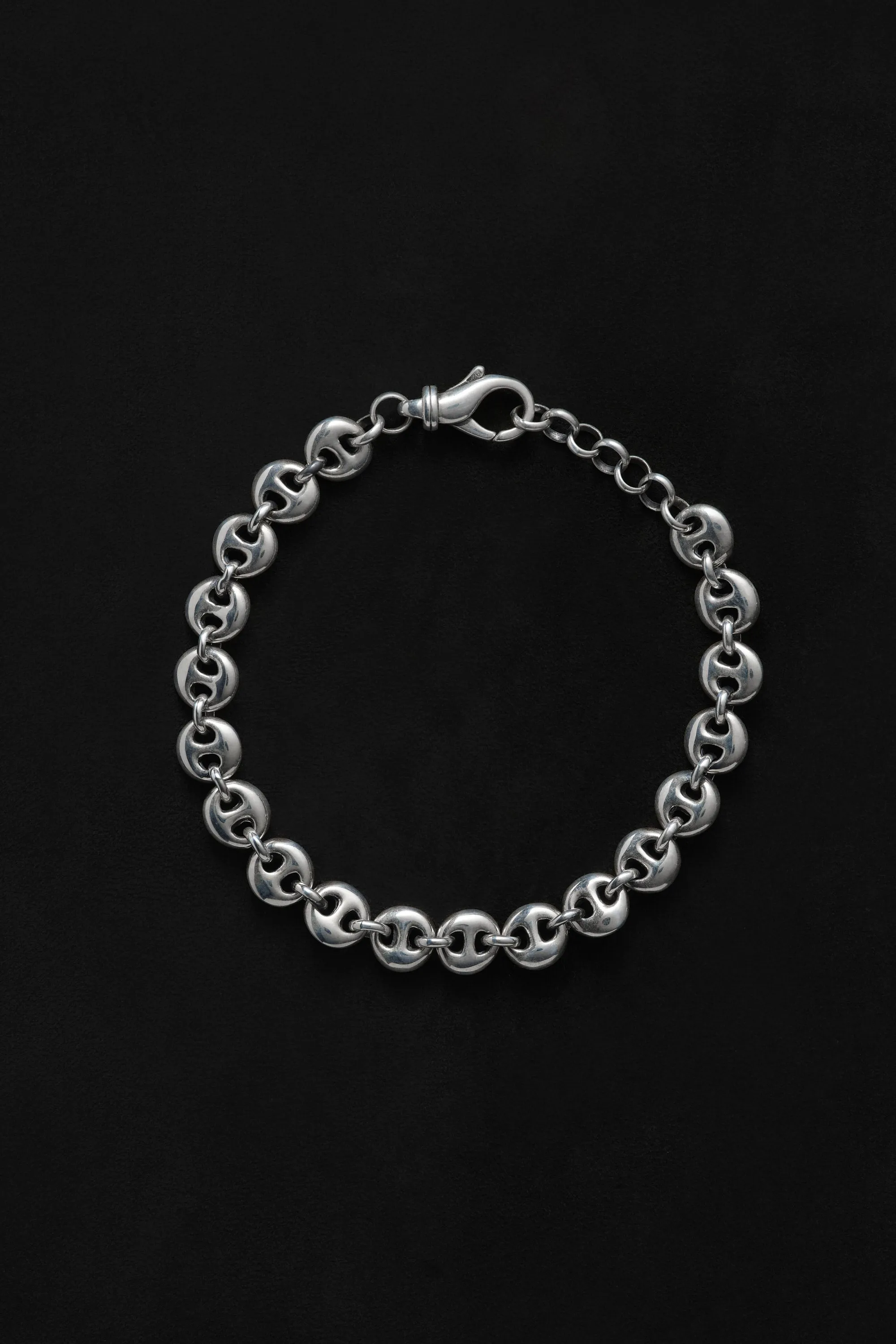Small Circle Link Bracelet | Men's