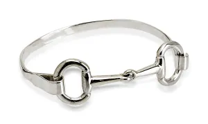Snaffle Bit Bracelet, Sterling Silver