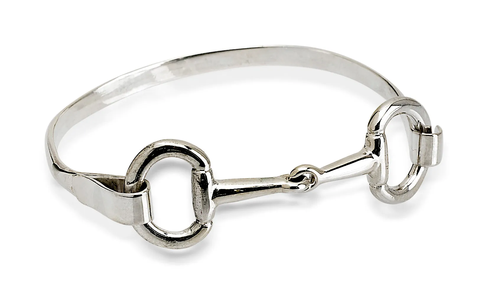 Snaffle Bit Bracelet, Sterling Silver