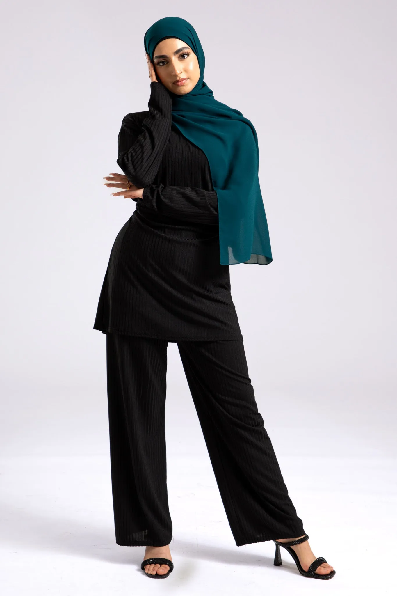 Soft Chiffon Hijab - Turquoise