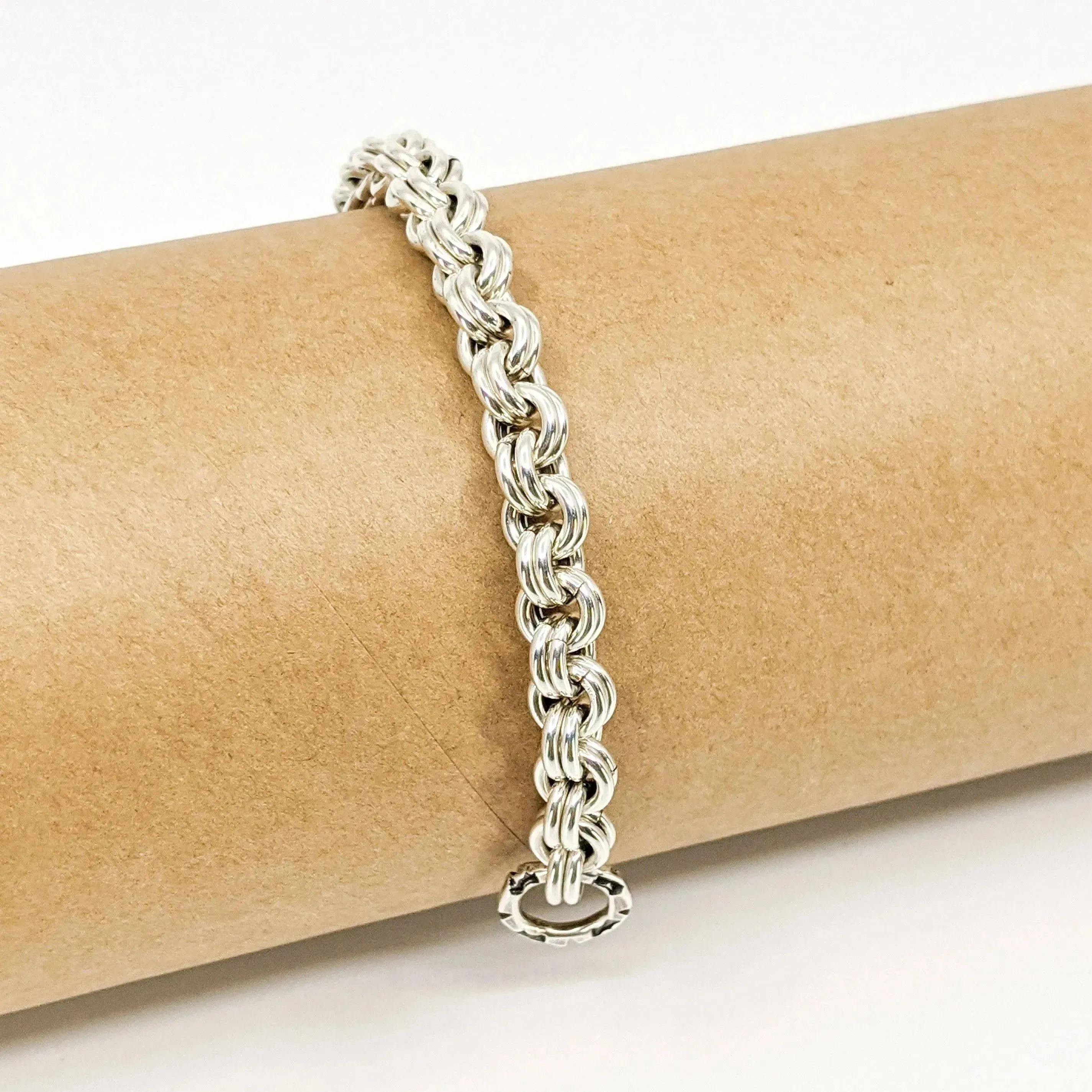 Sterling Silver Chain Mail Bracelet