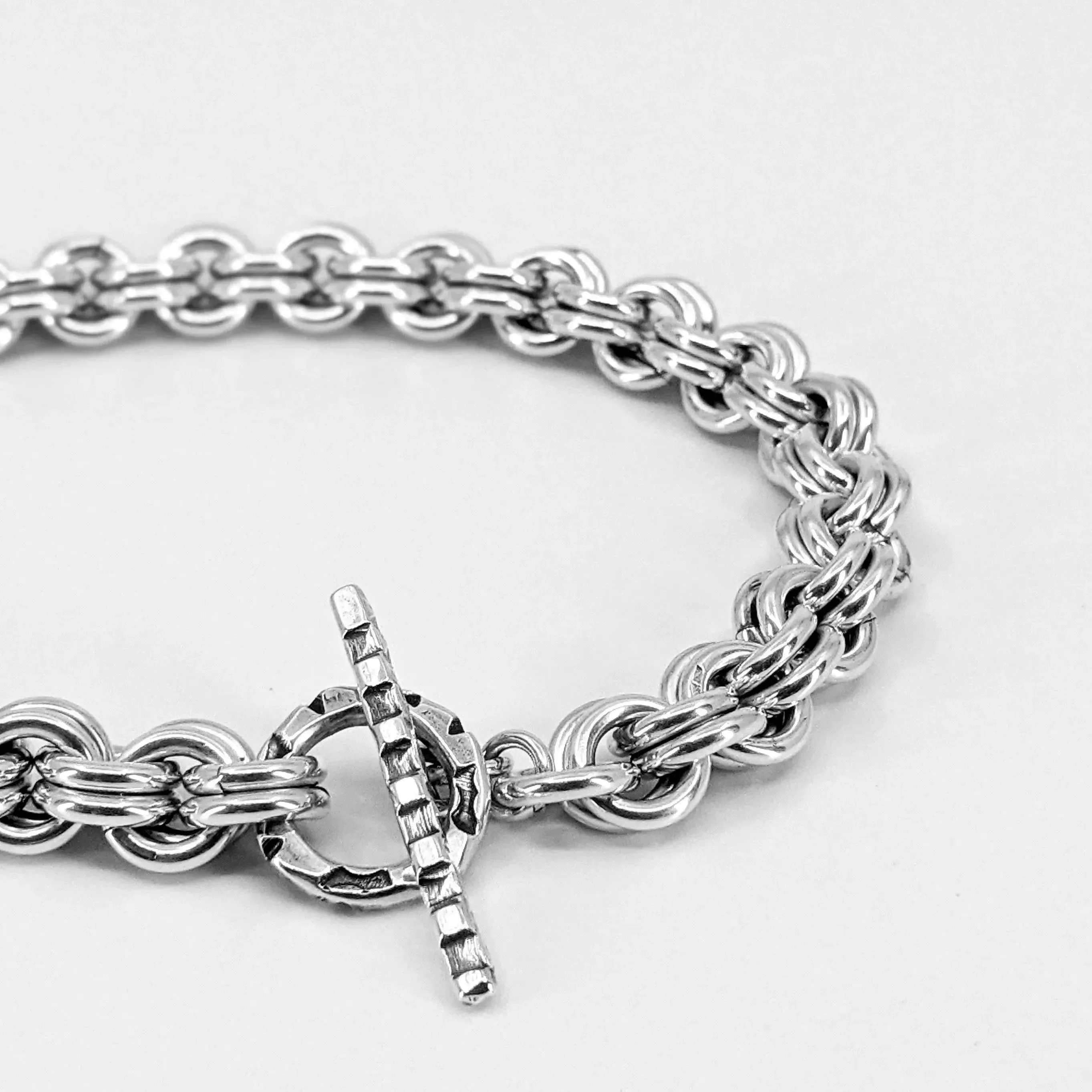 Sterling Silver Chain Mail Bracelet