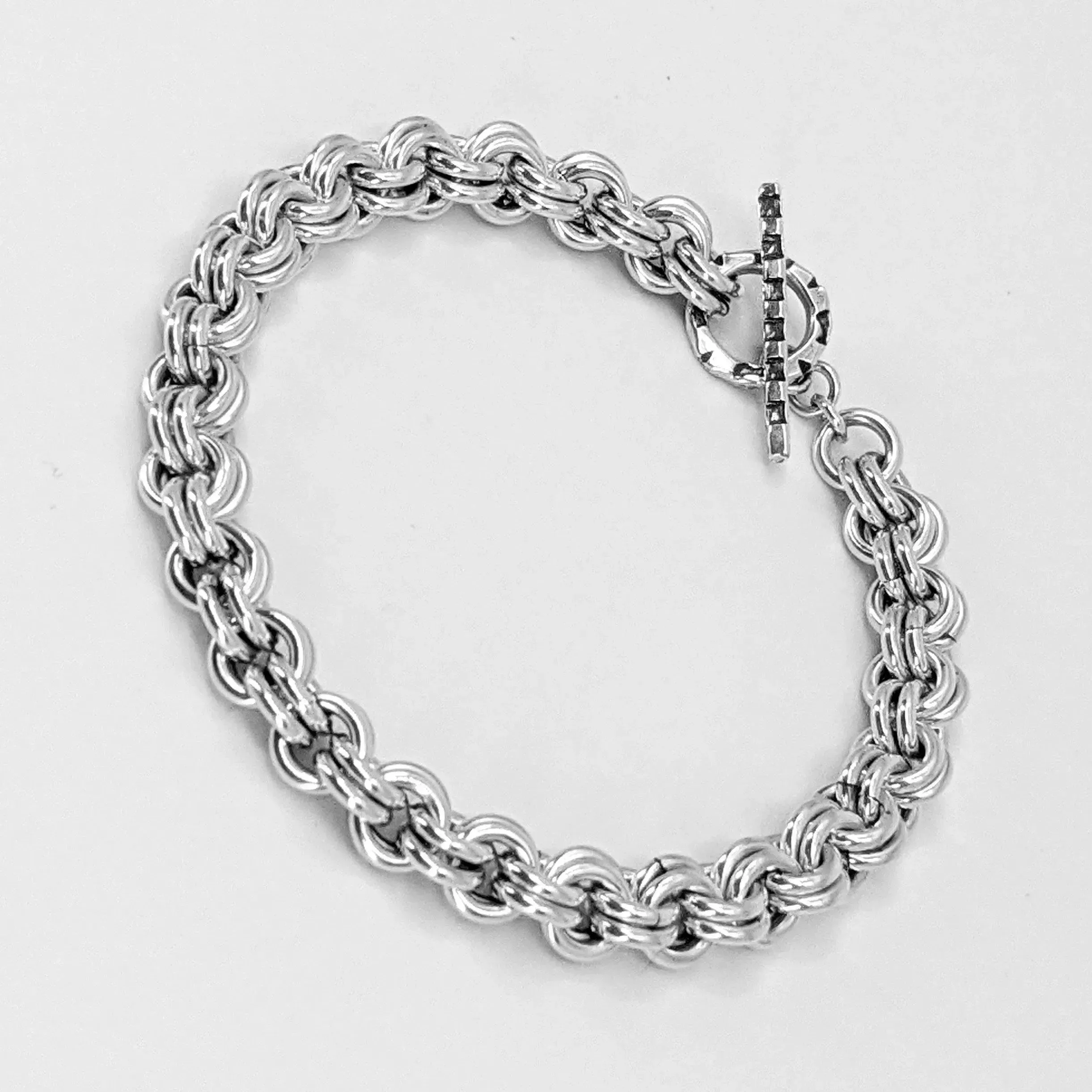 Sterling Silver Chain Mail Bracelet