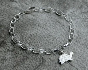 STERLING SILVER TURTLE BRACELET