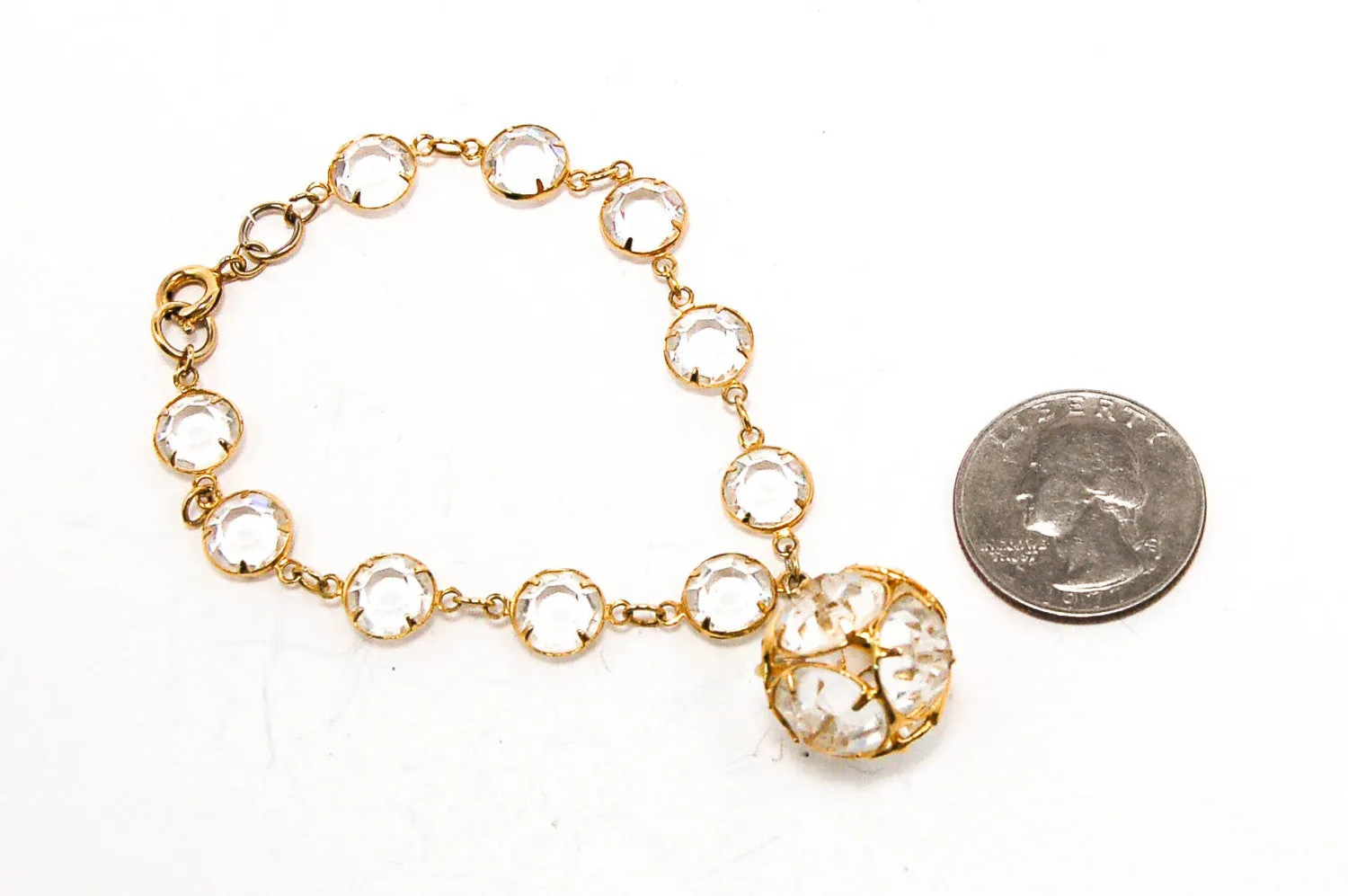 Swarovski Chicklet Bezel Set Crystal Bracelet