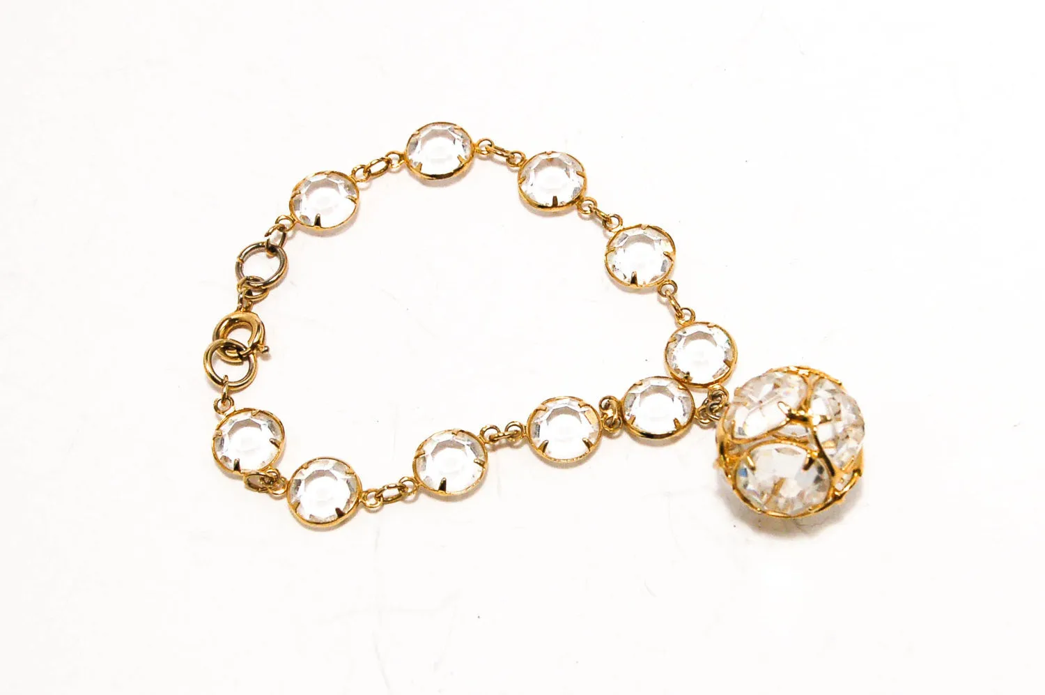 Swarovski Chicklet Bezel Set Crystal Bracelet