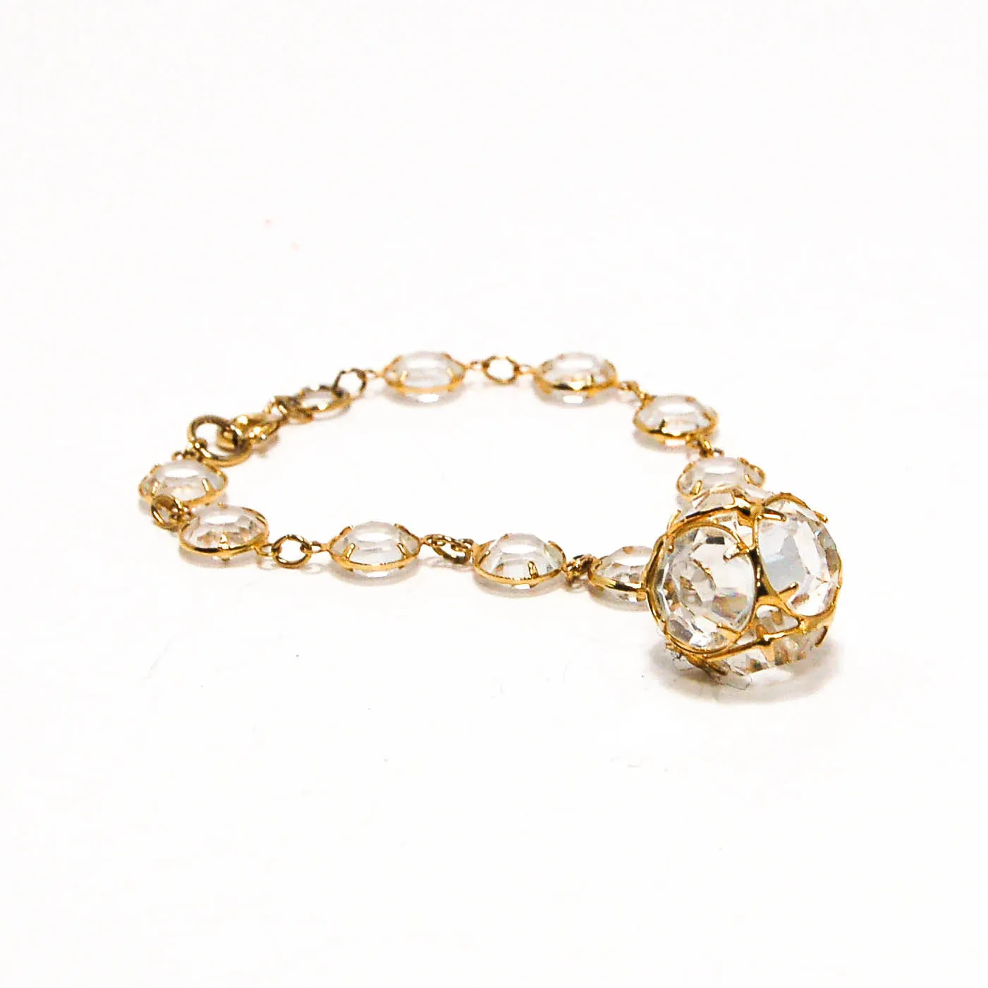 Swarovski Chicklet Bezel Set Crystal Bracelet