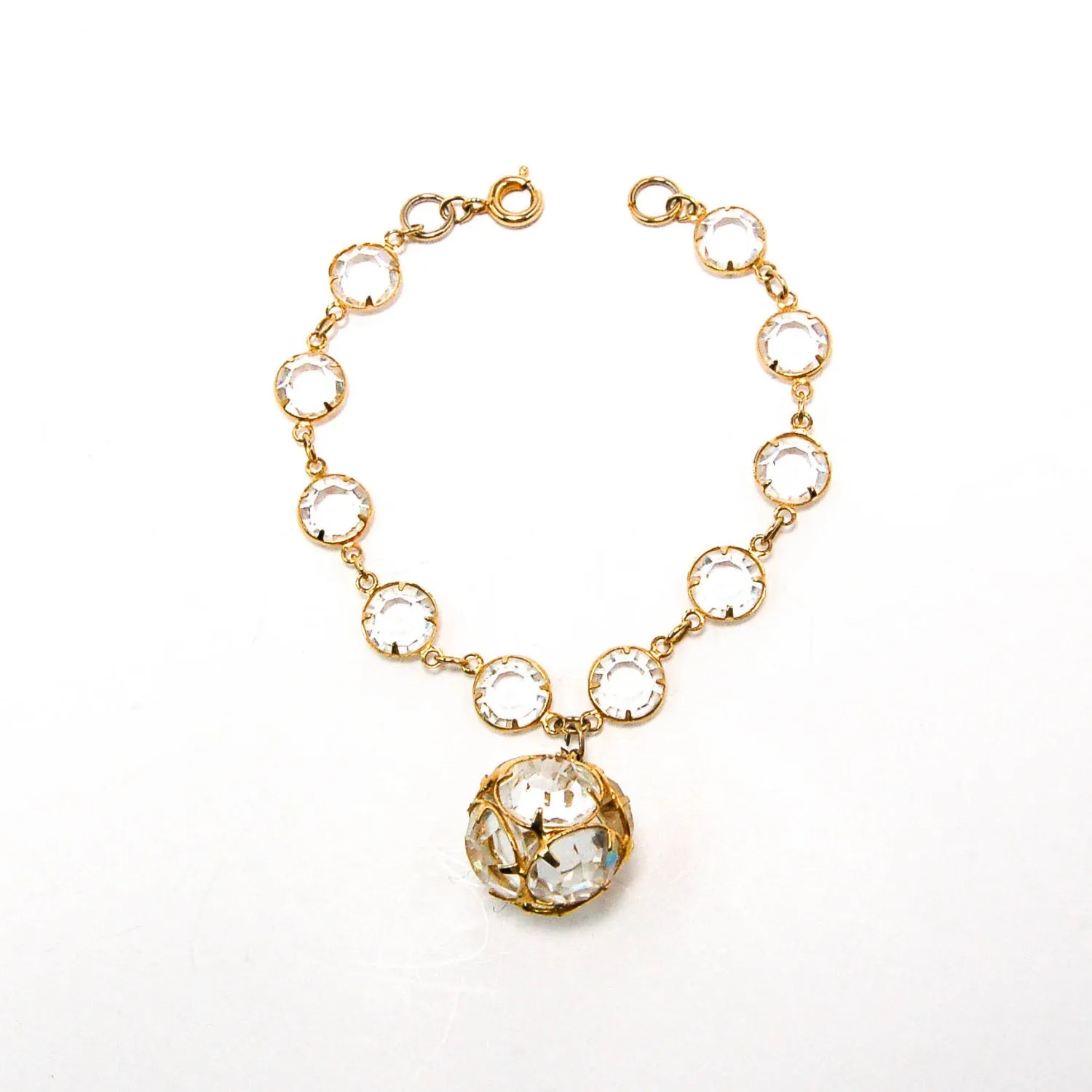 Swarovski Chicklet Bezel Set Crystal Bracelet