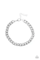 Take It To The Bank - Silver Link Bracelet