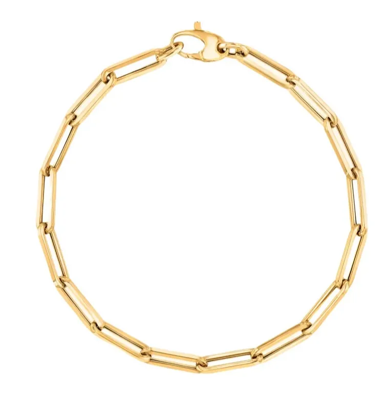 The Crowns Bespoke Jewelry Gold Link Bracelet