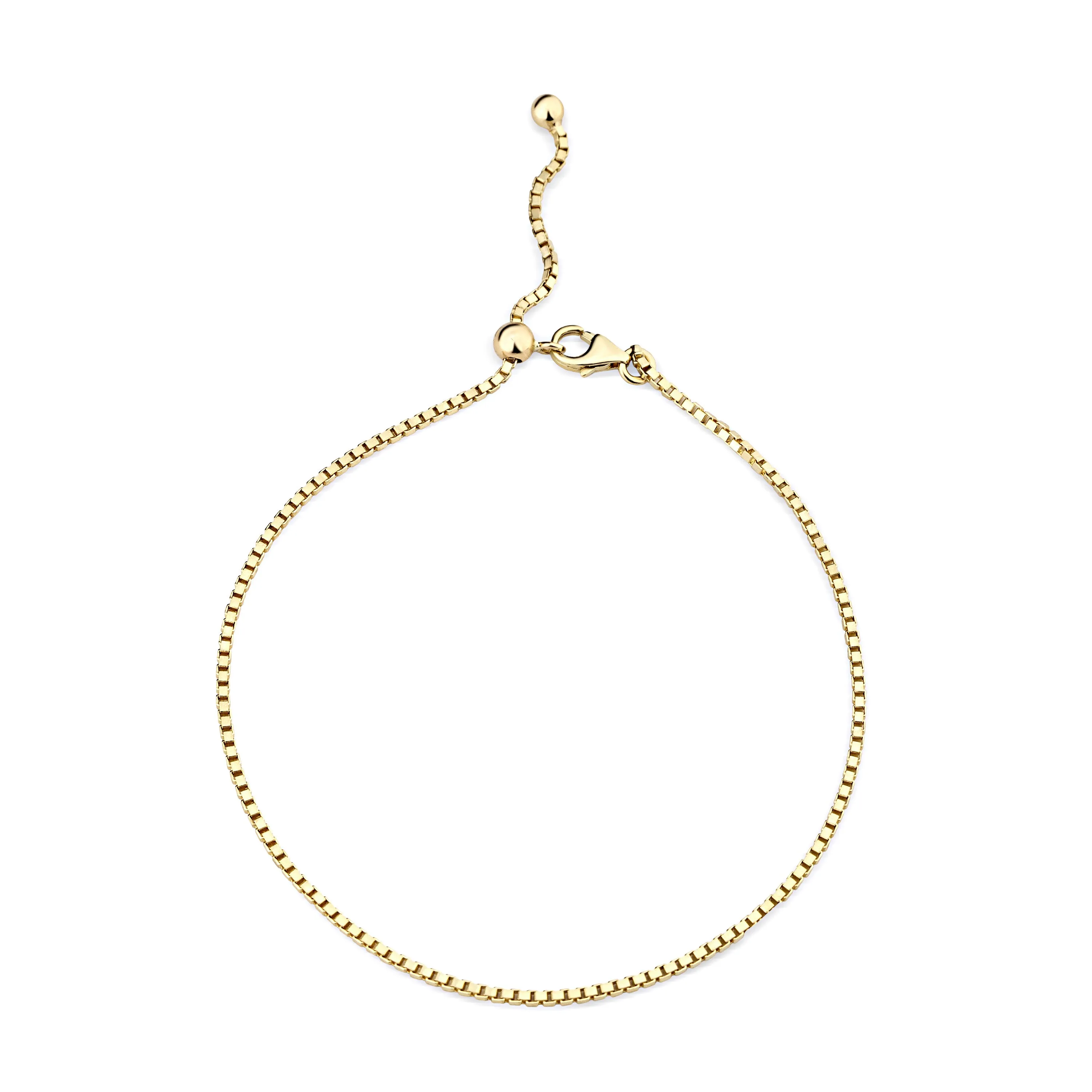 The Gold Slight Shimmer Adjustable Bolo Bracelet