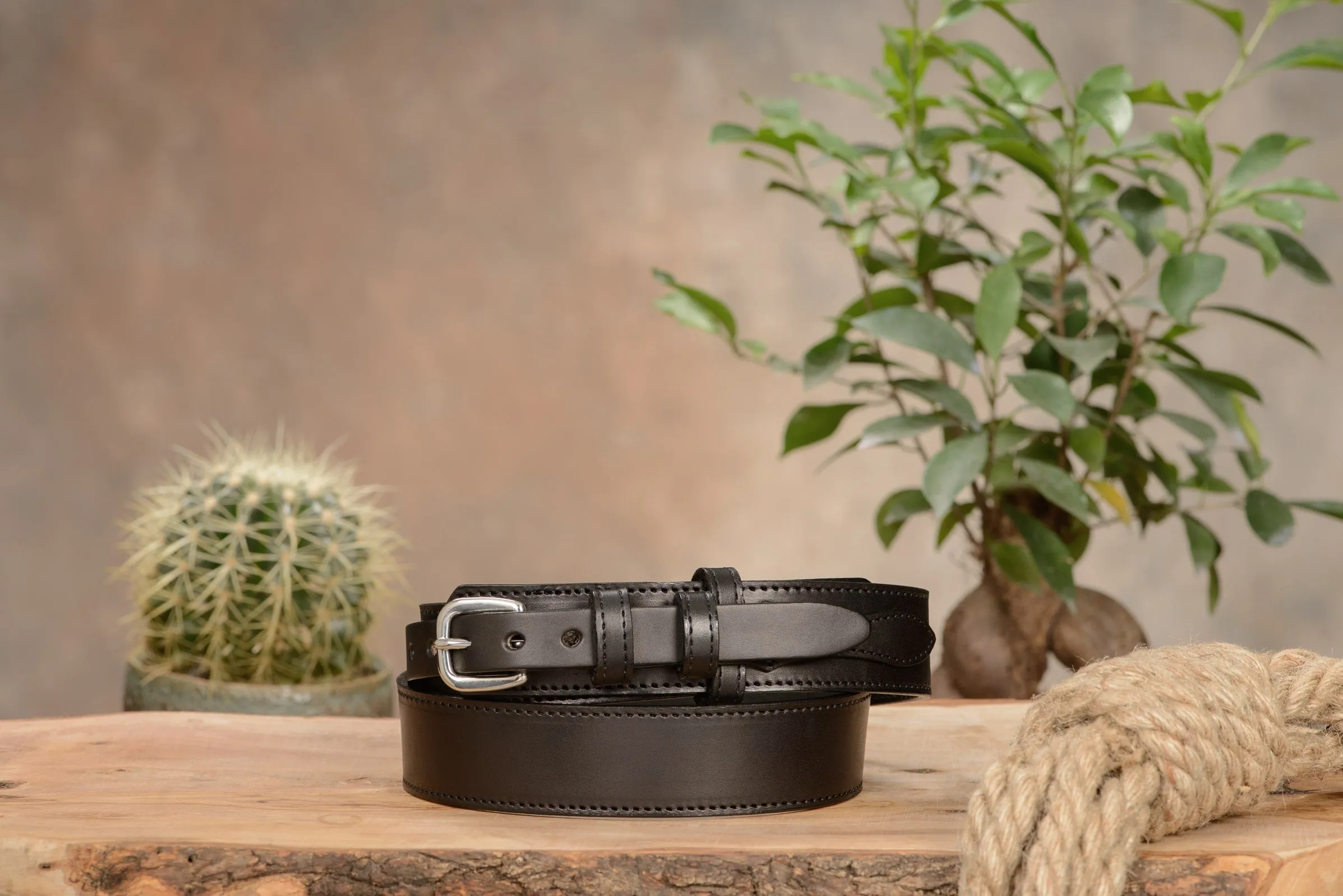 The Walker: Black Stitched Ranger 1.50"