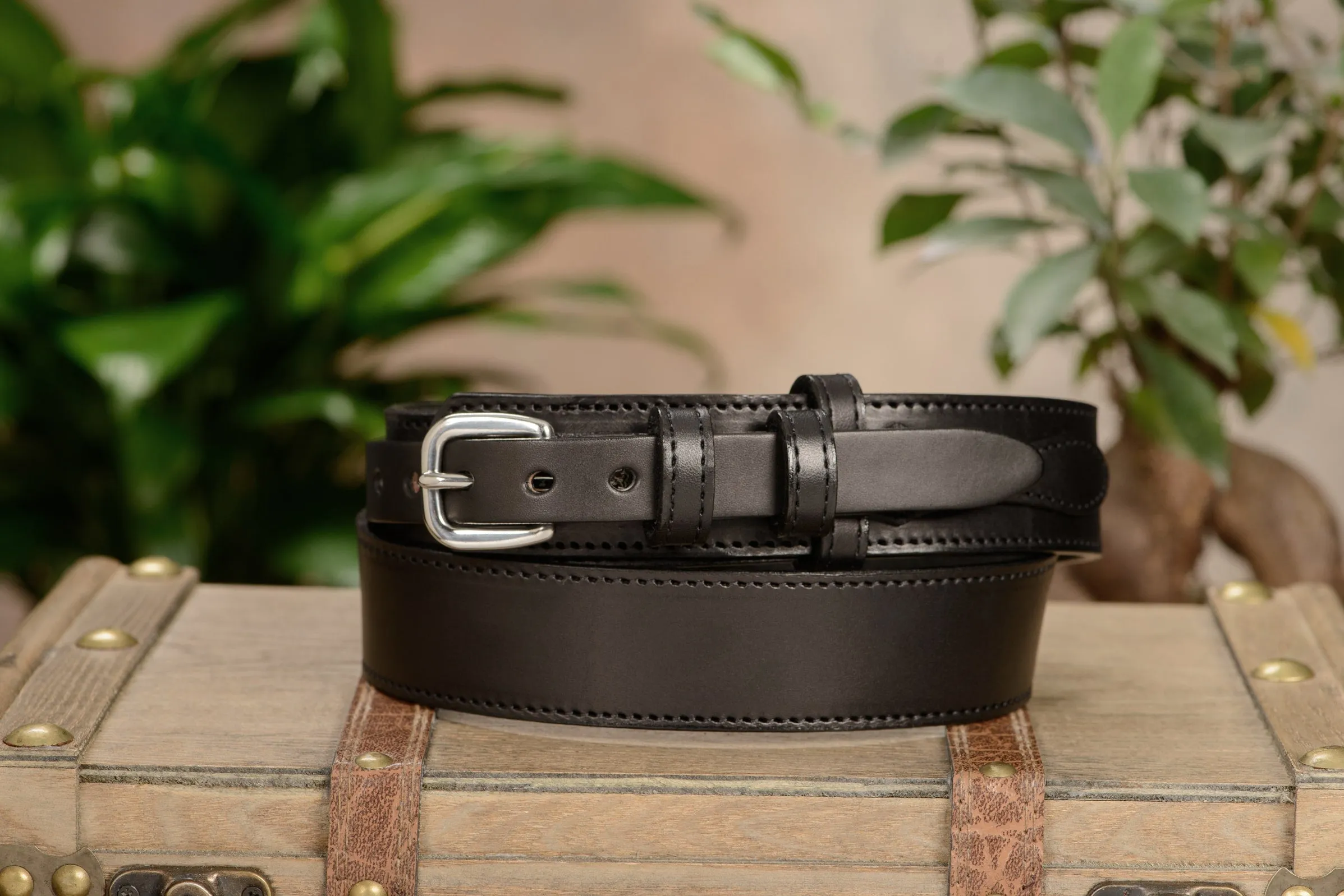 The Walker: Black Stitched Ranger 1.50"