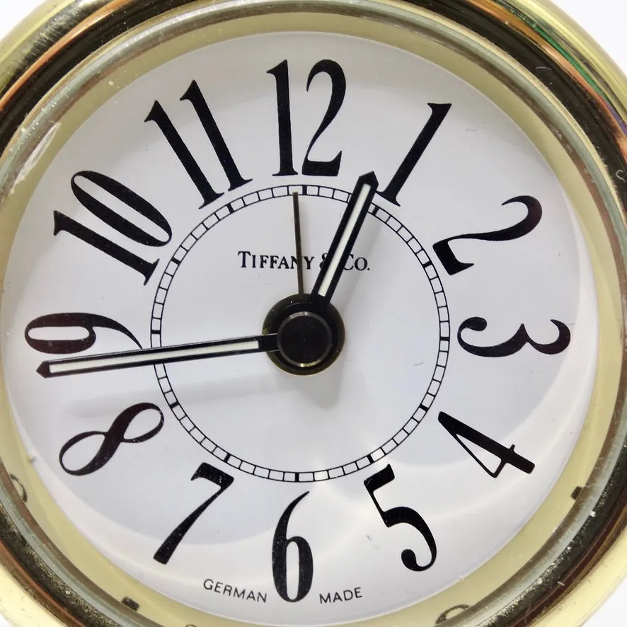 Tiffany & Co 1980s Table Clock