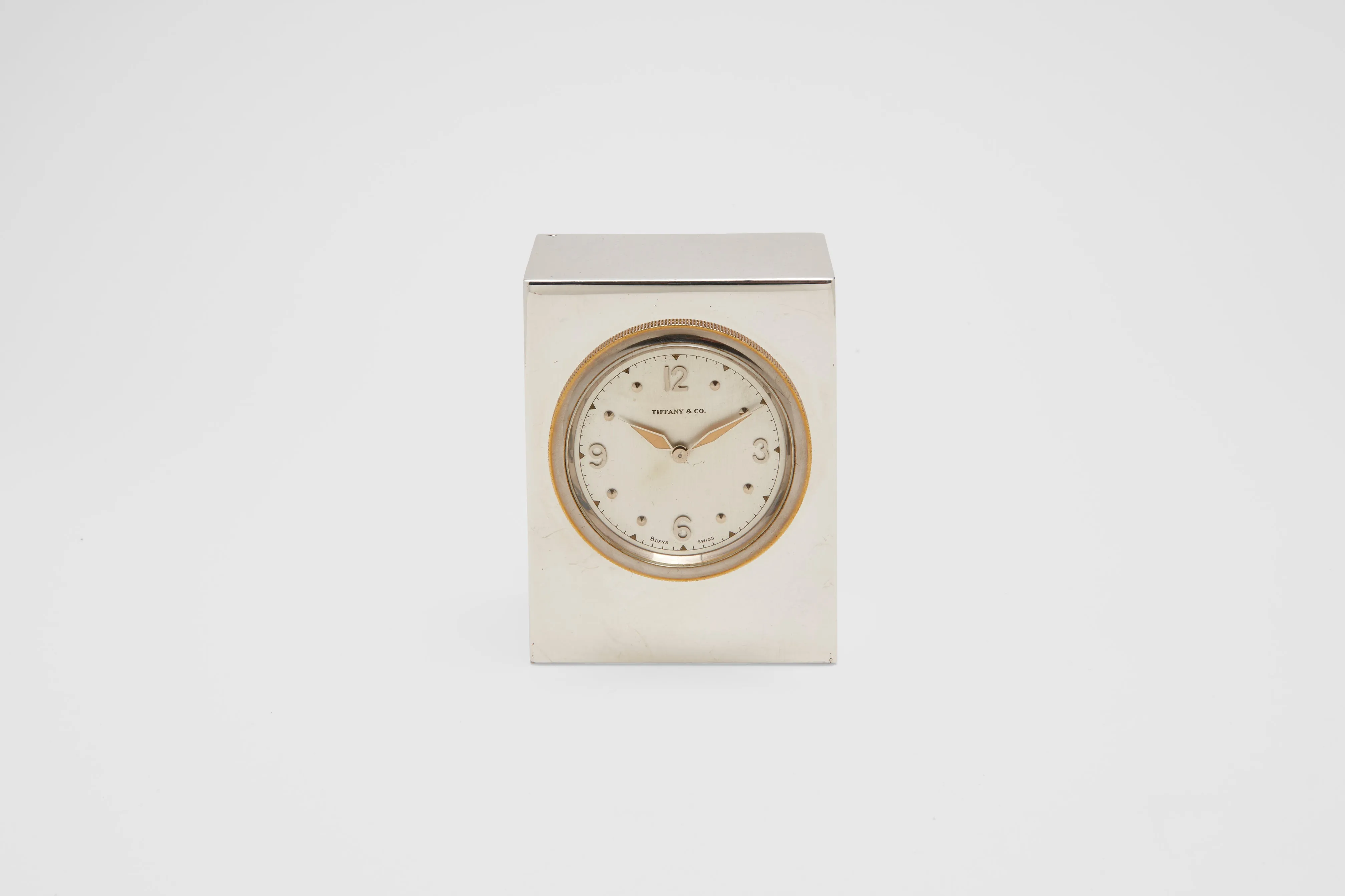 Tiffany & Co. Sterling Silver Desk Clock