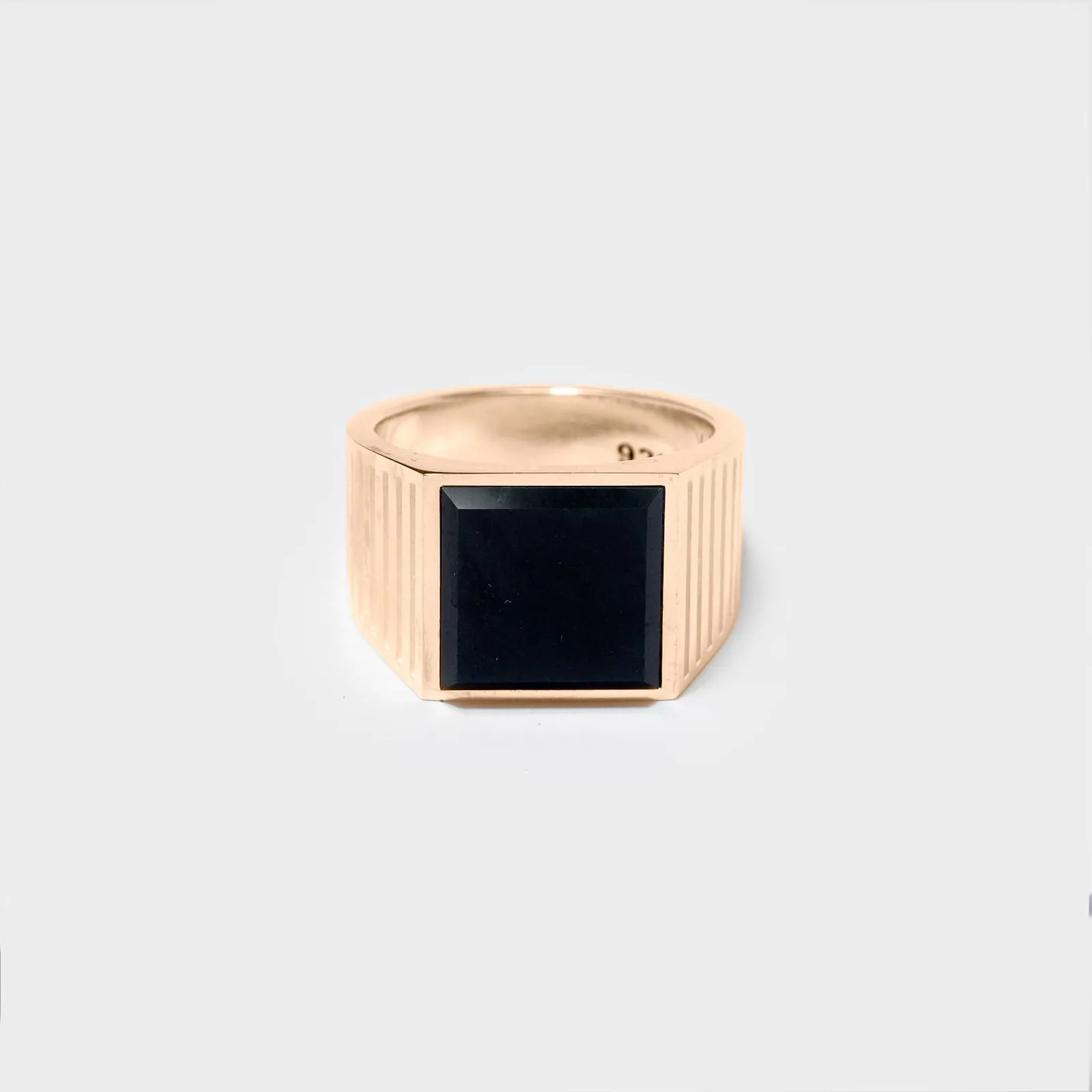 Tilley Inlay Signet Ring, 15mm