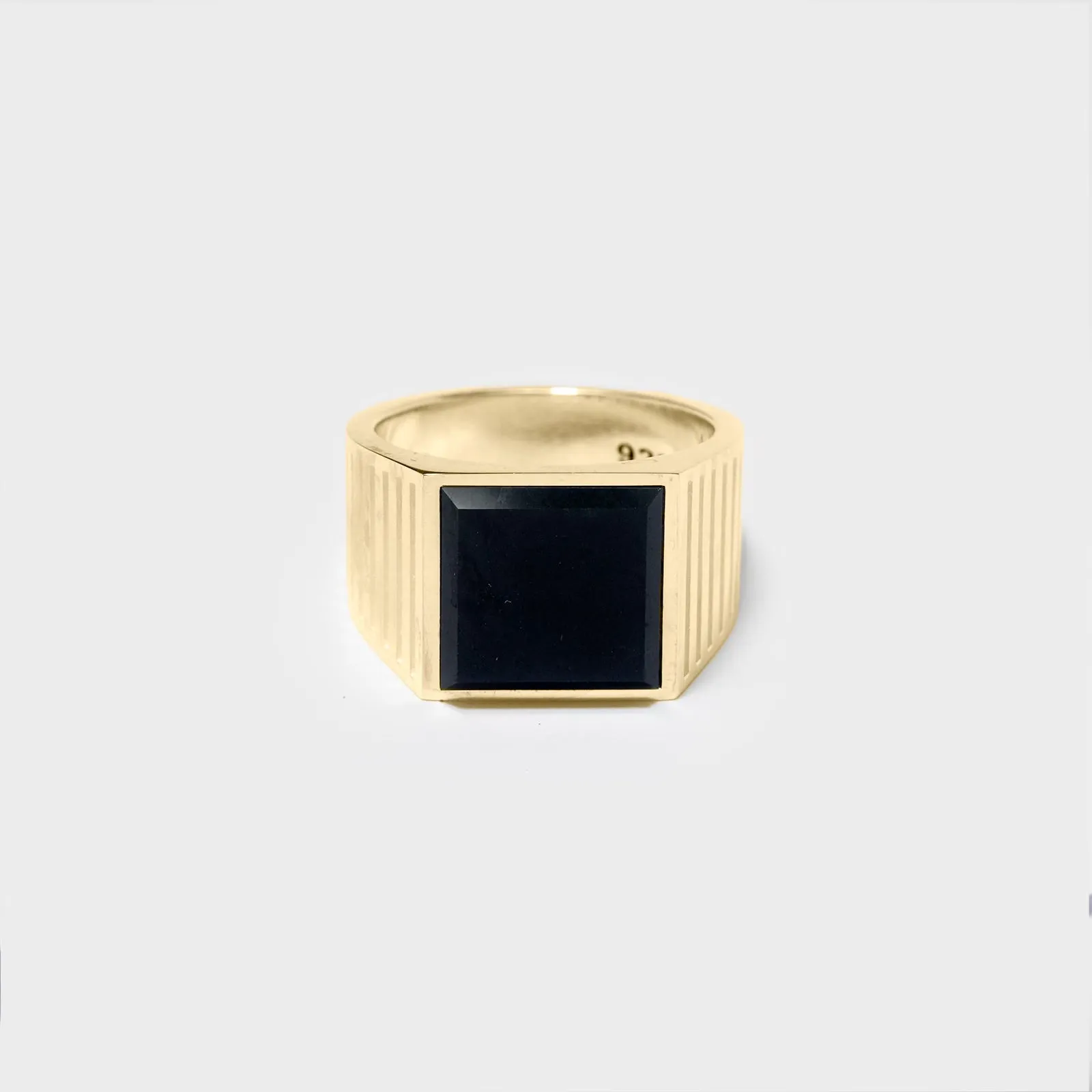 Tilley Inlay Signet Ring, 15mm