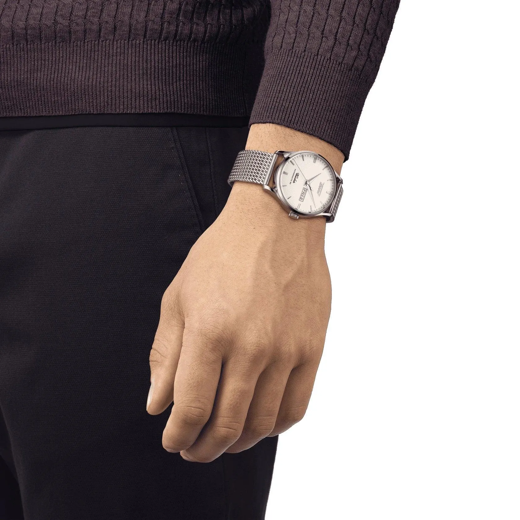 Tissot Heritage Visodate PowerMatic 80 42mm Automatic Silver Steel T118.430.11.271.00