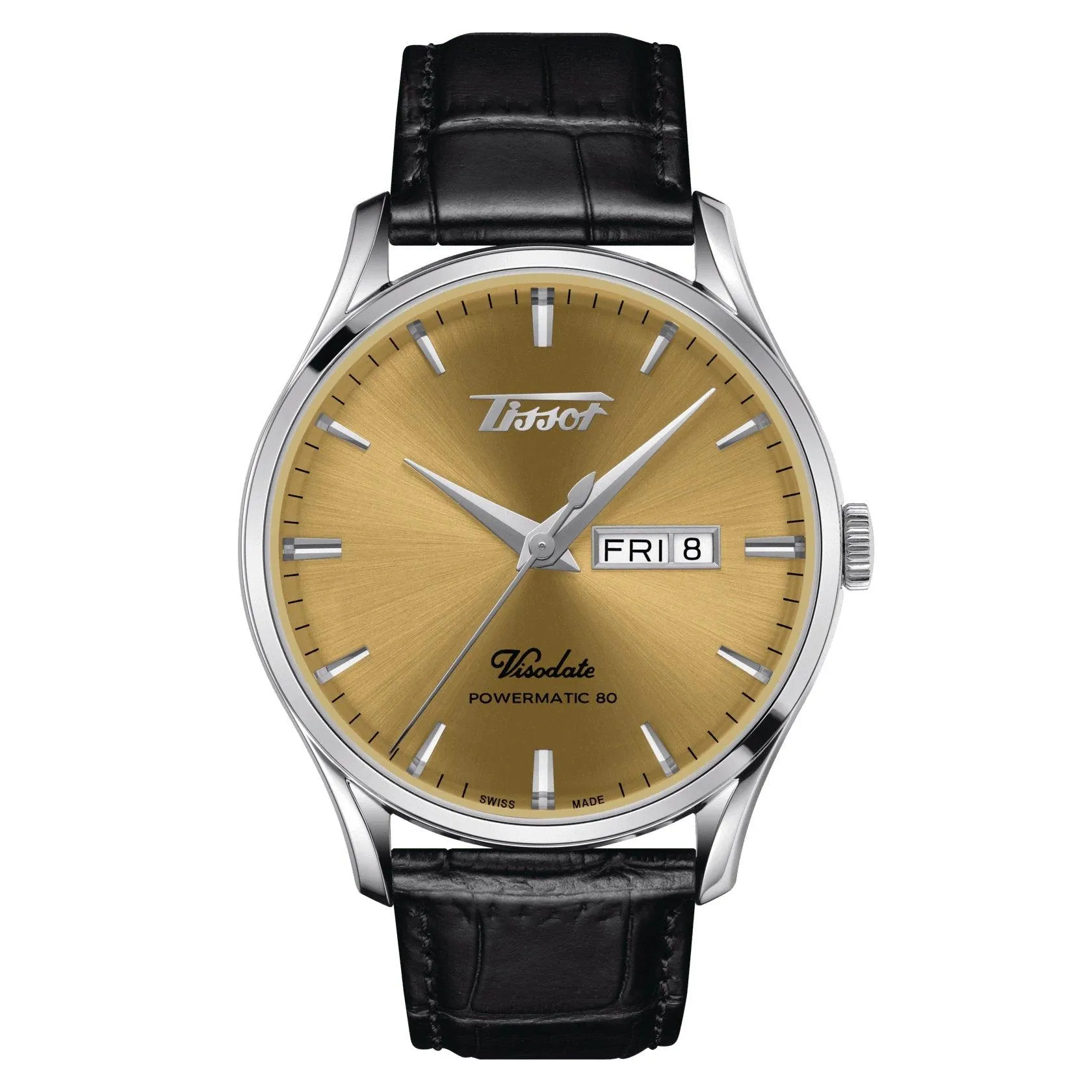 Tissot Heritage Visodate PowerMatic 80 42mm Champagne Automatic Steel T118.430.16.021.00