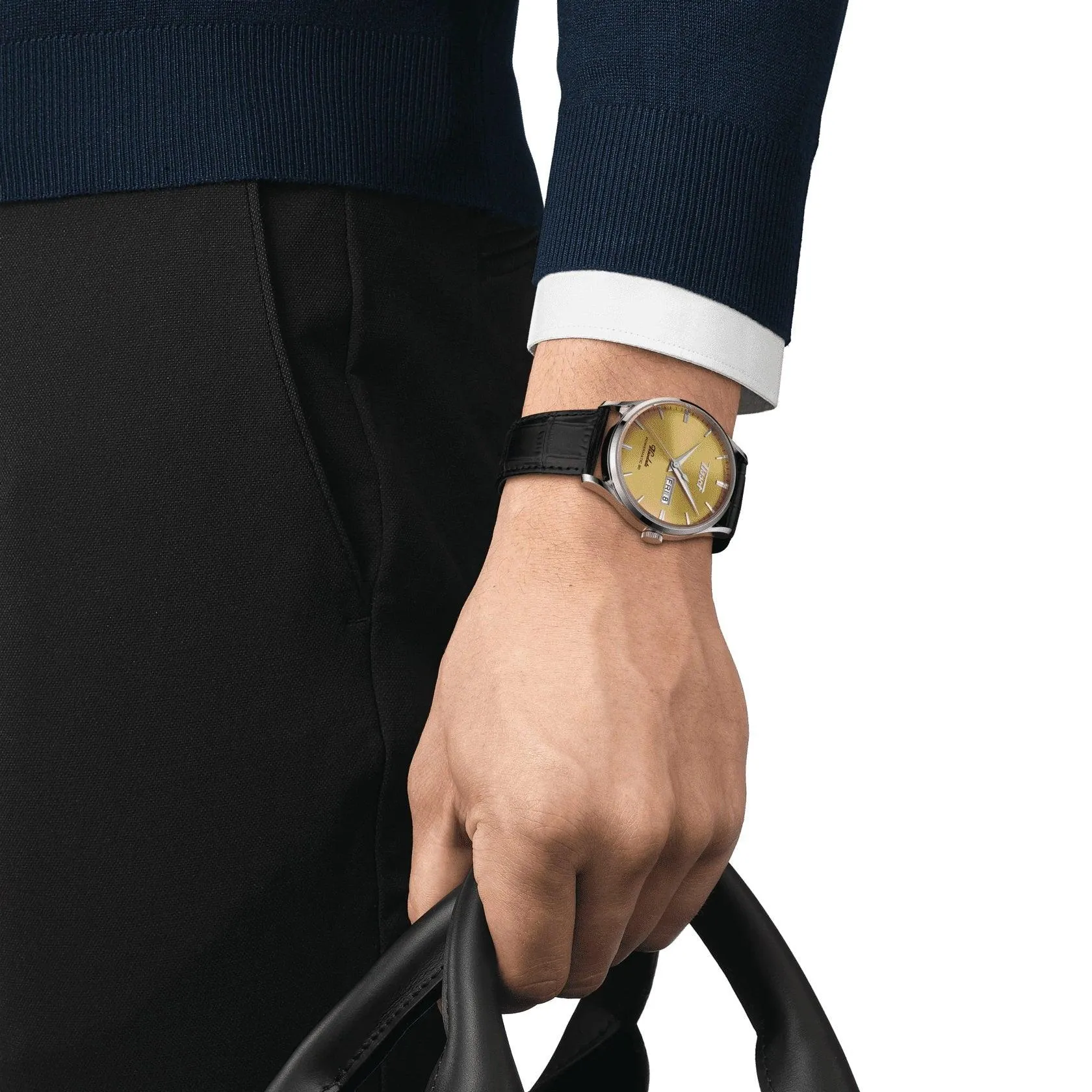 Tissot Heritage Visodate PowerMatic 80 42mm Champagne Automatic Steel T118.430.16.021.00