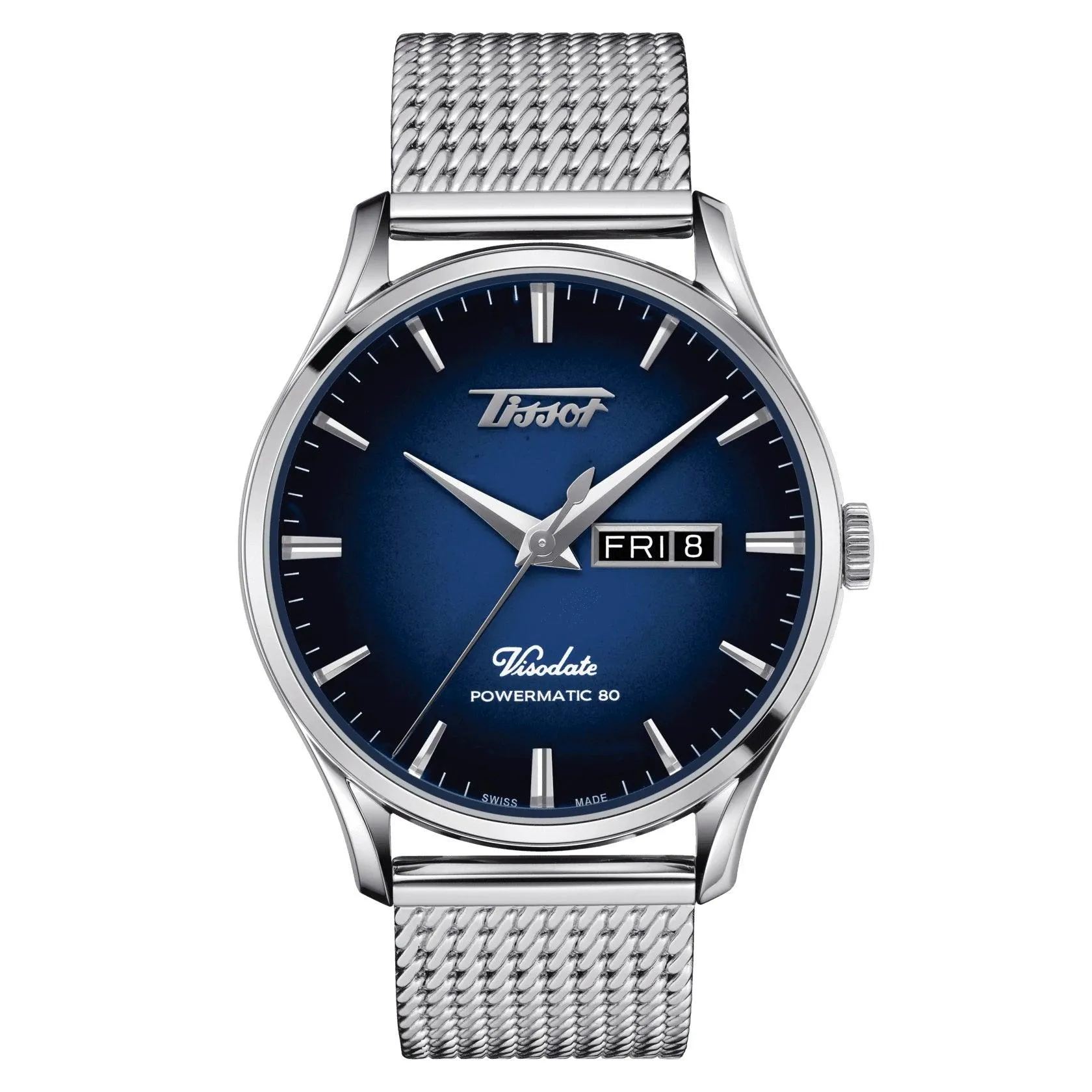 Tissot Heritage Visodate PowerMitic 80 42mm Blue Automatic Steel T118.430.11.041.00