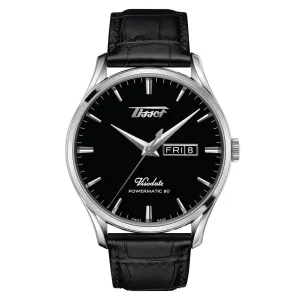 Tissot Heritage Visodate watch PowerMitic 80 42mm Black Automatic Steel T118.430.16.051.00