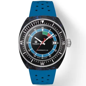 Tissot watch sidelline s powermatic 80 41mm Black Automatic Steel and Carbon T145.407.97.057.01