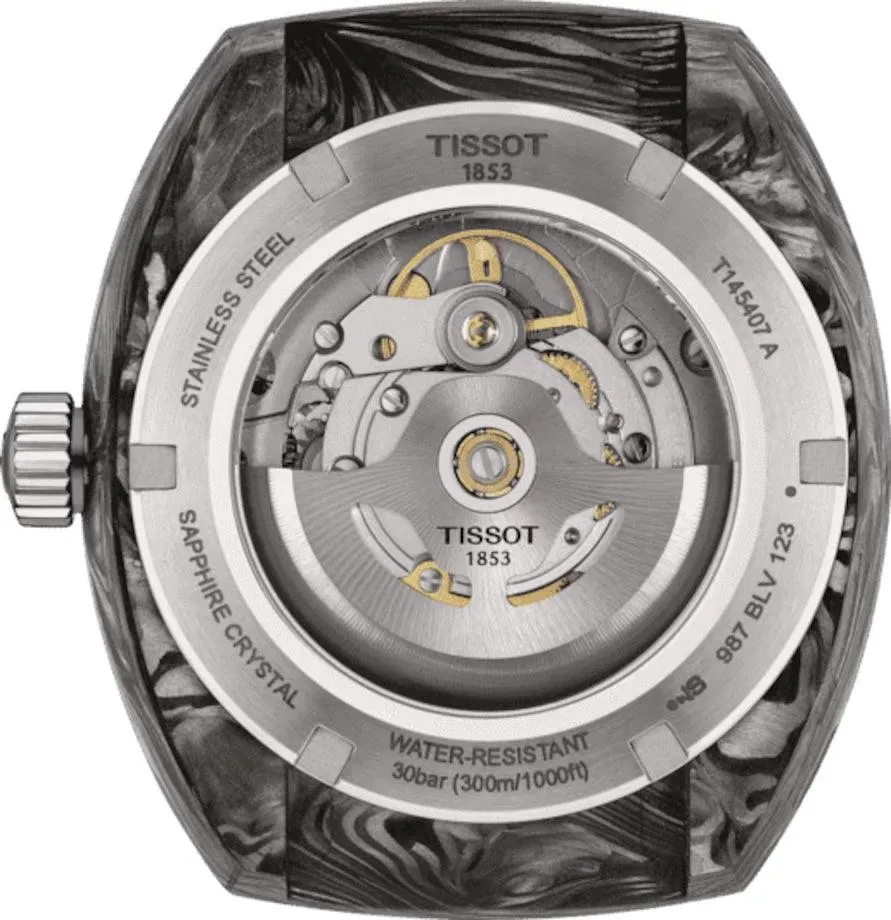 Tissot watch Svidral S PowerMitic 80 41mm Black Automatic Steel And Carbon T145.407.97.057.00