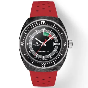 Tissot watch Svidral S PowerMitic 80 41mm Black Automatic Steel And Carbon T145.407.97.057.02