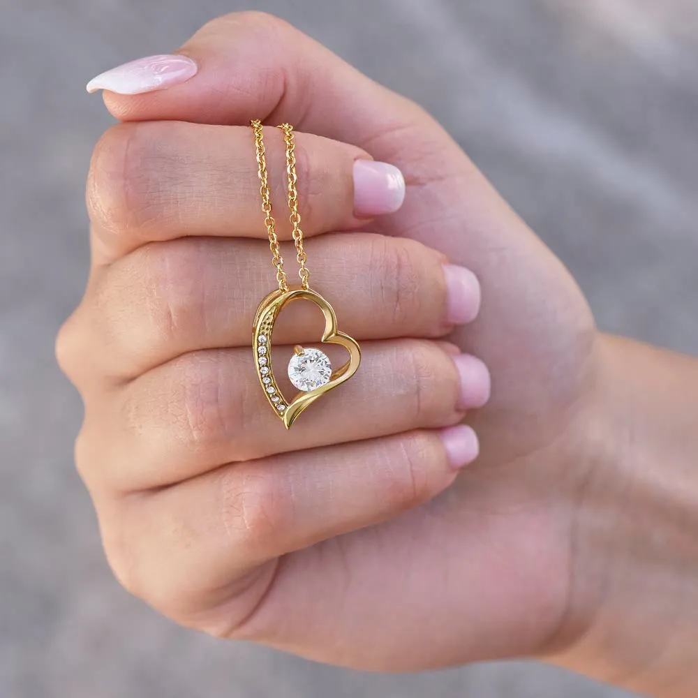 To My Beautiful Wife - Forever Love Necklace