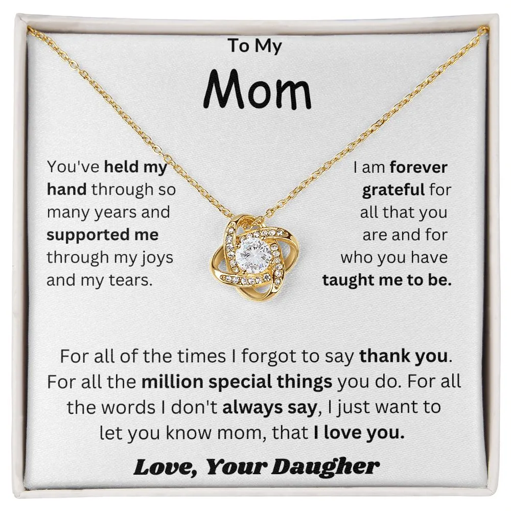 TO MY MOM - LOVE DAUGHTER
