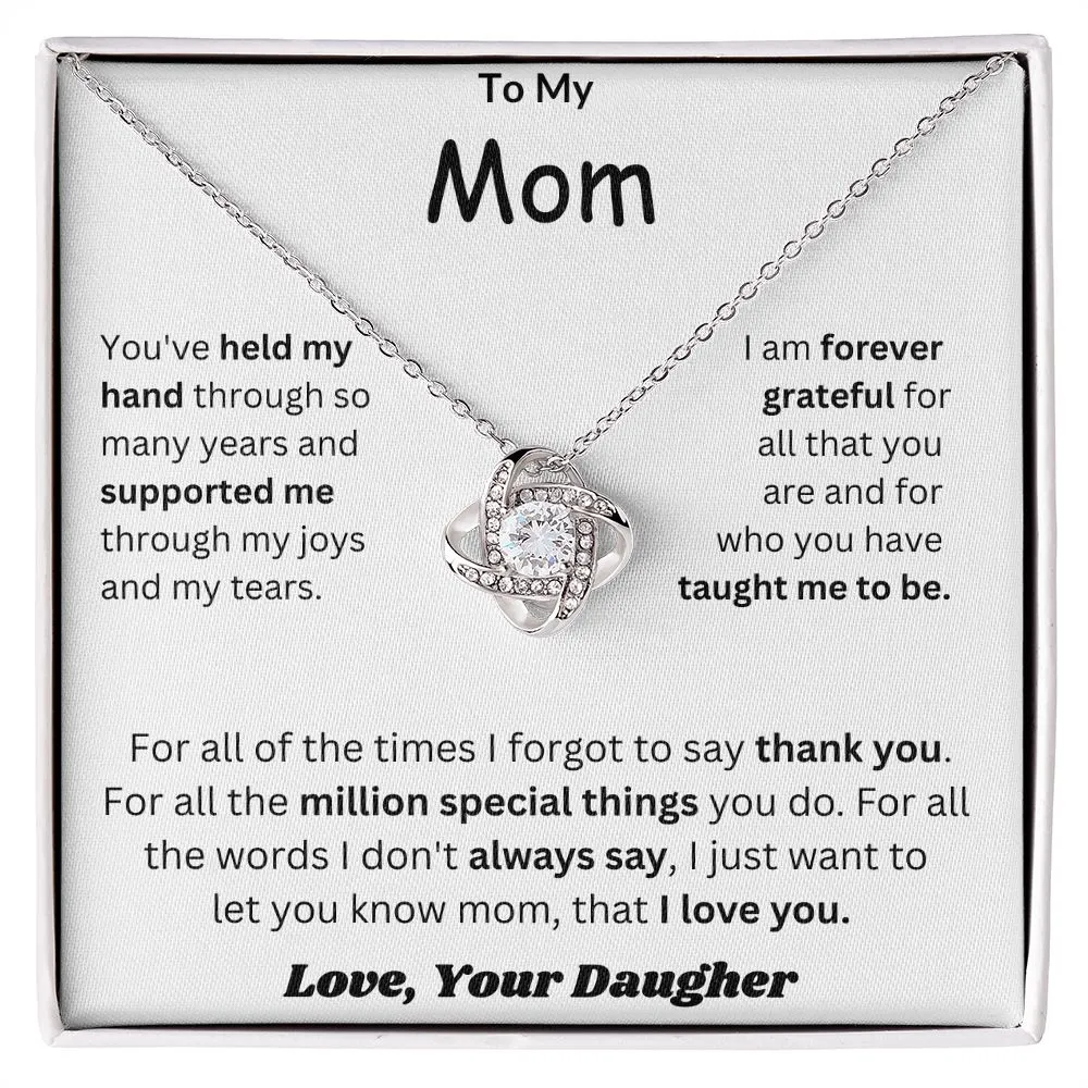 TO MY MOM - LOVE DAUGHTER