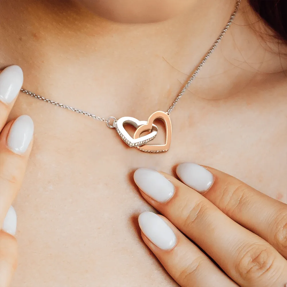 To My Soul Sister | Ups & Downs | Interlocking Hearts Necklace
