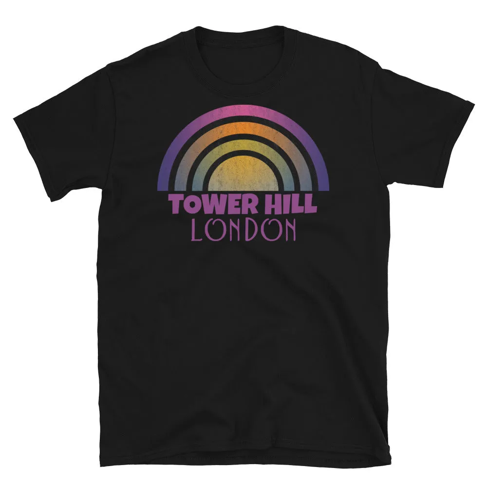 Tower Hill London Retrowave Graphic T-Shirt