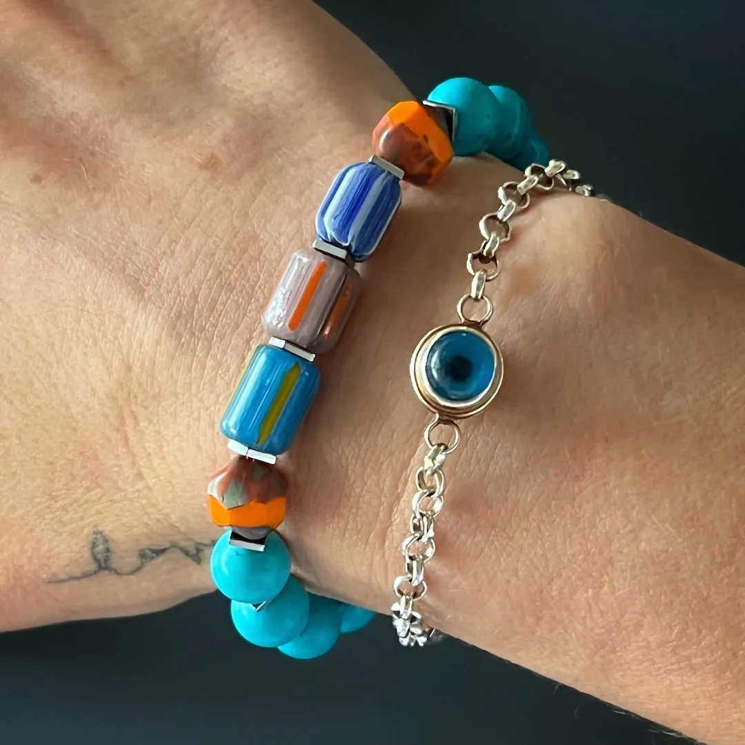 Tropical Vibes Evil Eye Bracelet