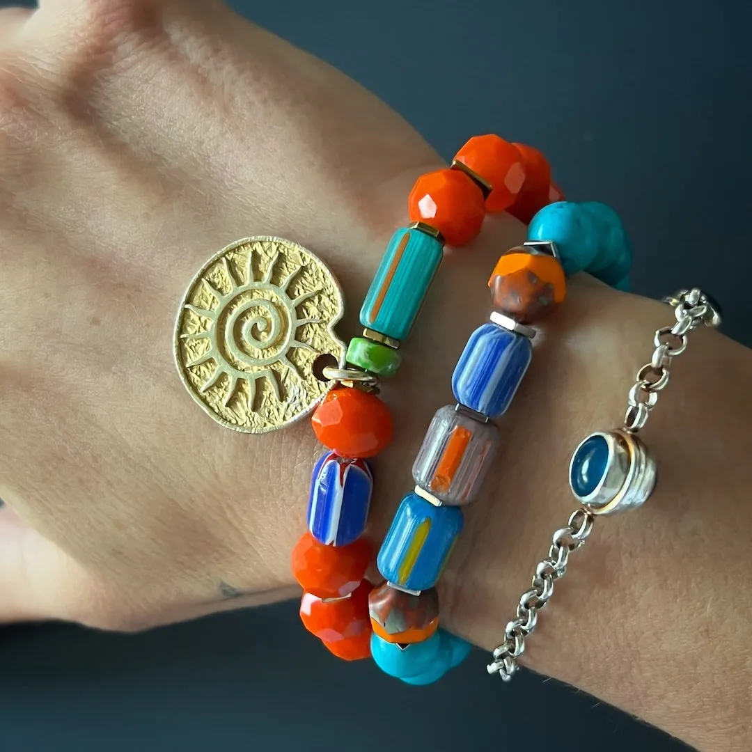 Tropical Vibes Evil Eye Bracelet