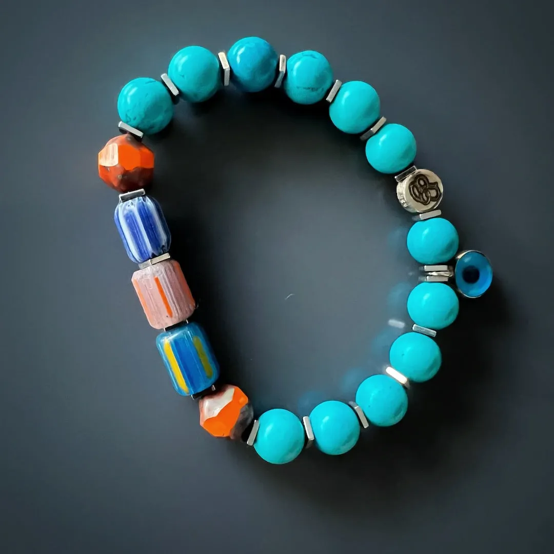 Tropical Vibes Evil Eye Bracelet